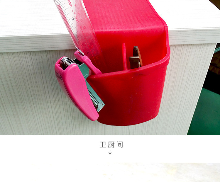 自吸式硅胶储物篮,自粘桌面杂物篮,办公桌储物盒 自吸式硅胶储物篮,自粘桌面杂物篮,办公桌储物盒