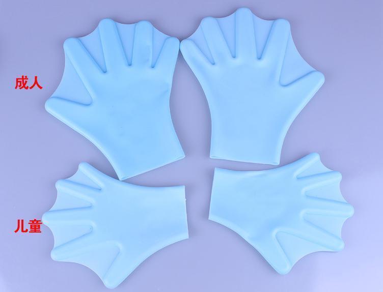 硅胶游泳手套成人儿童款 硅胶游泳手套成人儿童款